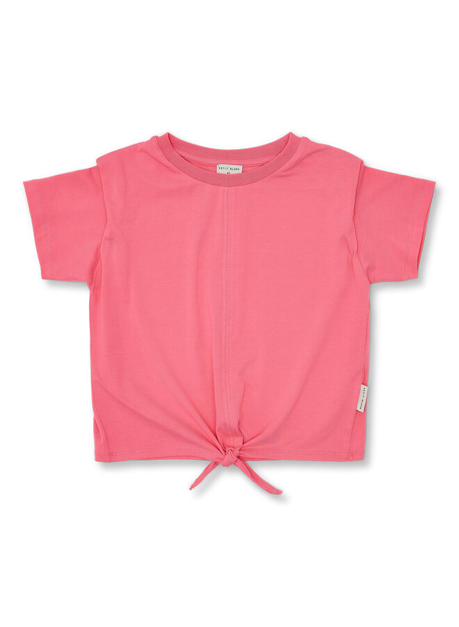 Knotted t-shirt - Pink lemonade