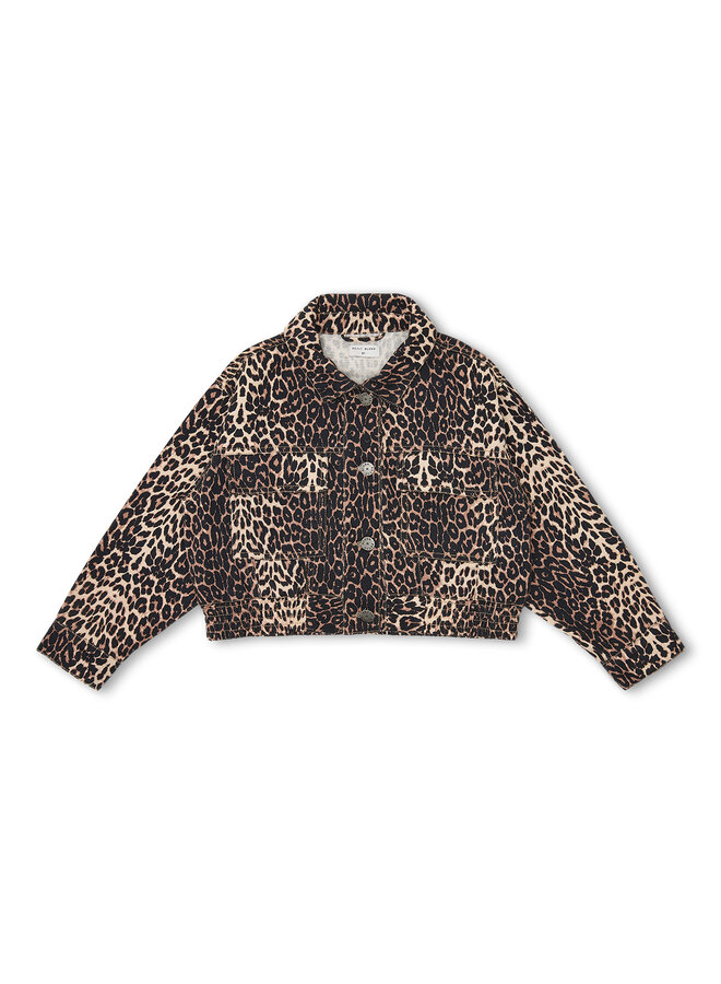 Petit Blush - Leopard jacket - Leopard AOP