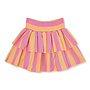 Petit Blush - Stripe smock skirt - Cashmere rose/Peach cobbler