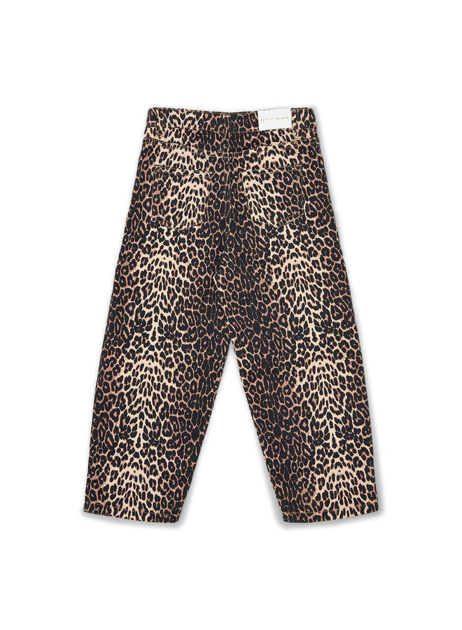Petit Blush - Ballon fit jeans - Leopard AOP