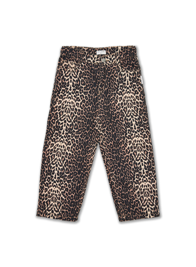 Ballon fit jeans - Leopard AOP