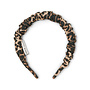 Petit Blush - Smocked headband - Leopard AOP