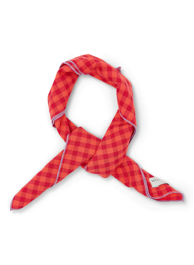 Scarf - Check red