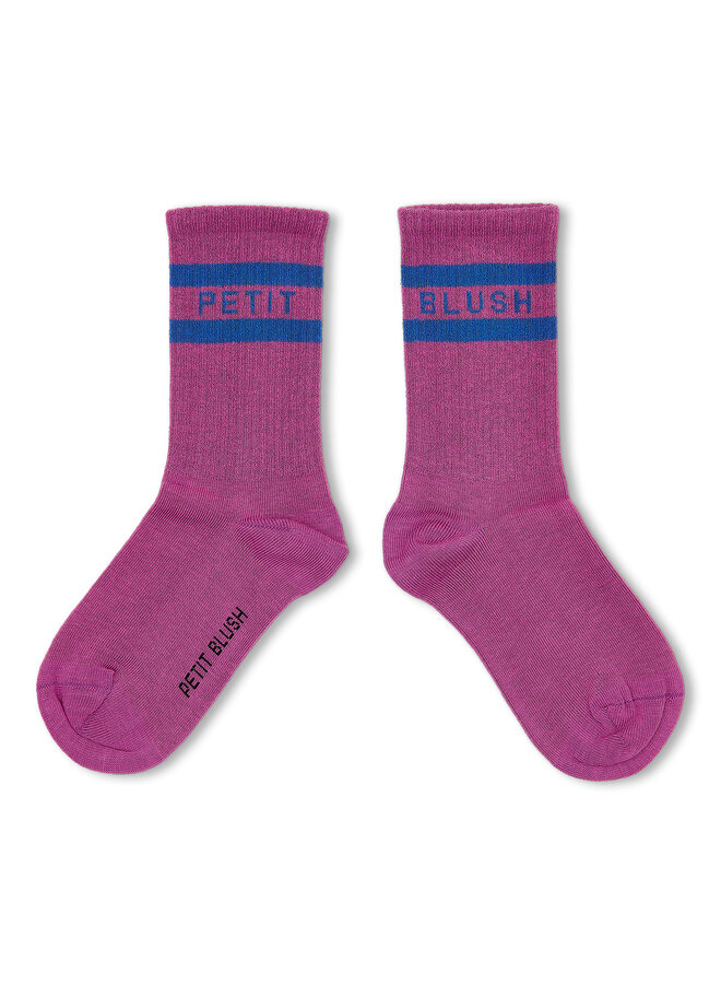Sport socks - Rose/Dazling blue