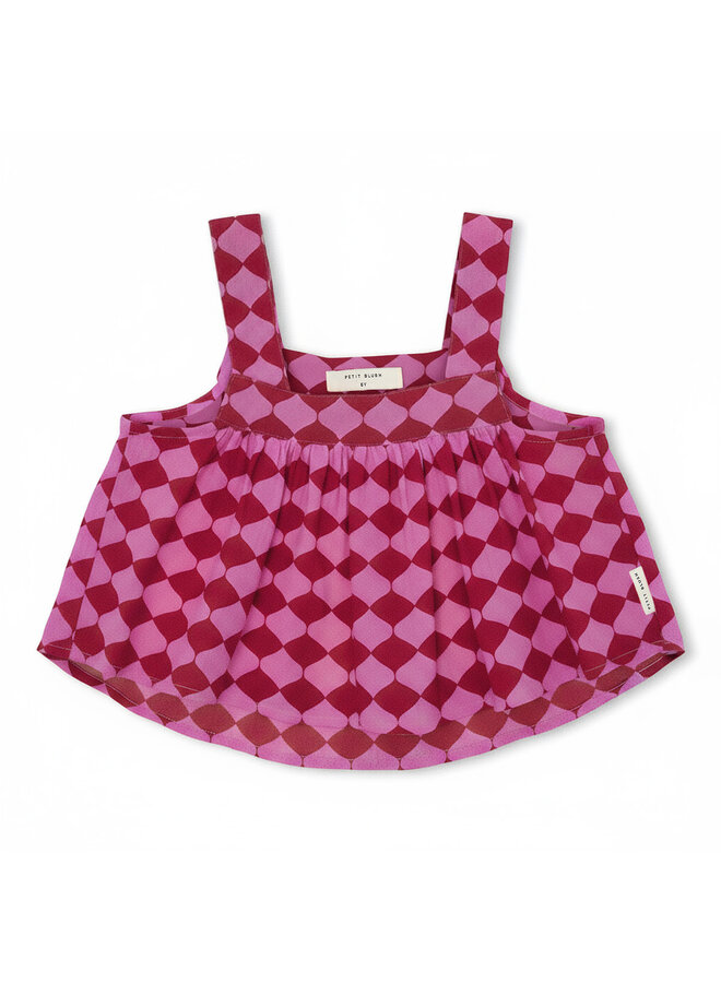 Petit Blush - Summer blouse - Berry blush