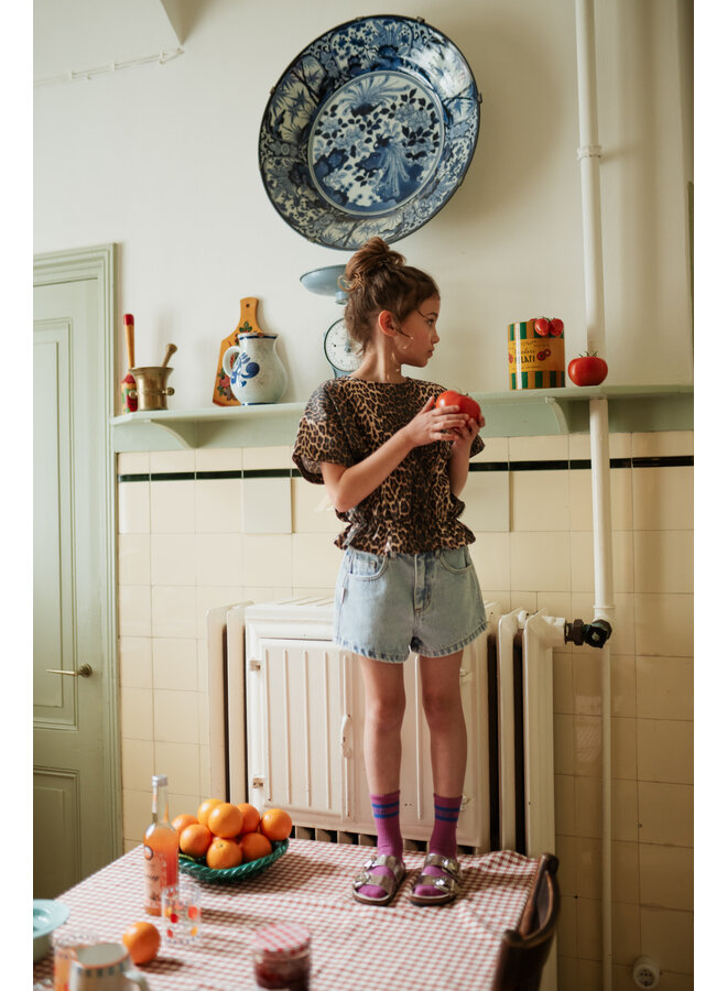 Petit Blush - Jeans short - Pale light blue