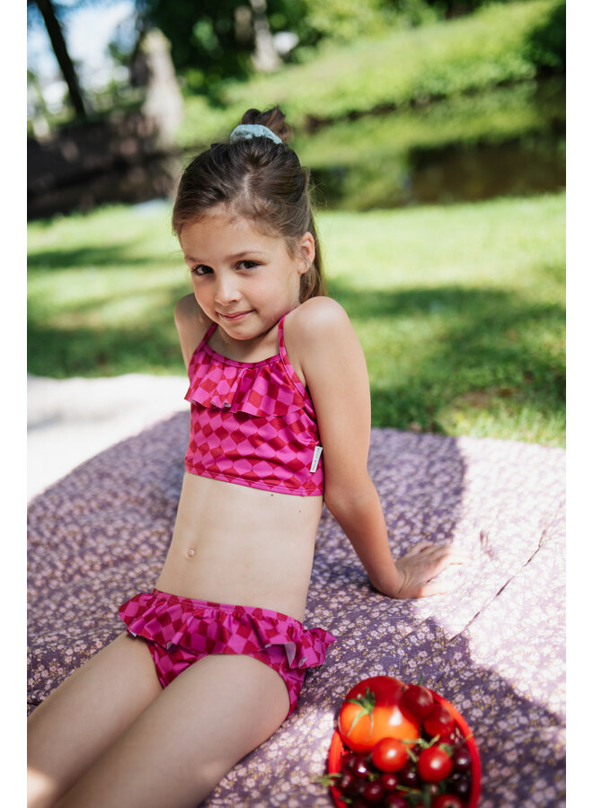 Petit Blush - Ruffle bikini - Berry blush
