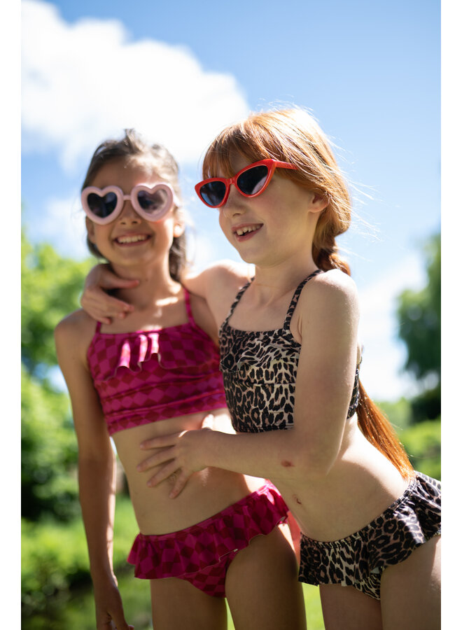 Petit Blush - Ruffle bikini - Berry blush