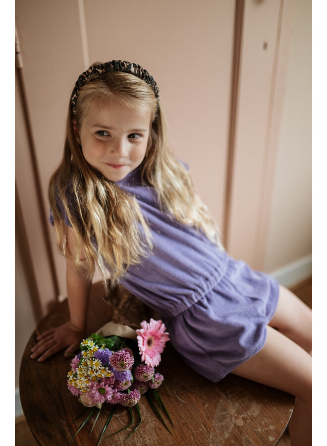 Petit Blush - Towel jumpsuit - Chalk violet