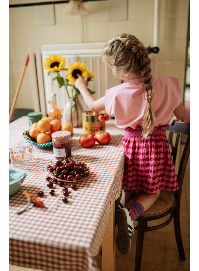 Petit Blush - Mini smock skirt - Berry blush