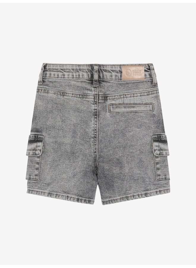 Daily7 - Denim cargo shorts - Grey denim