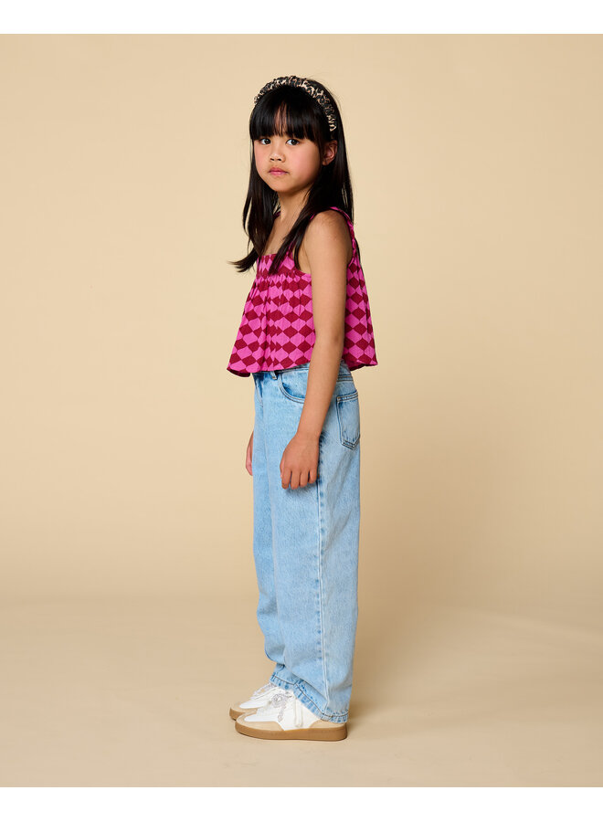 Petit Blush - Ballon fit jeans - Light blue