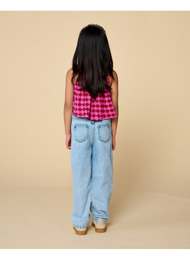 Petit Blush - Ballon fit jeans - Light blue