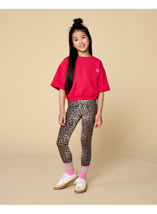 Petit Blush - Lola legging - Leopard AOP