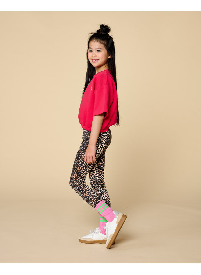 Petit Blush - Lola legging - Leopard AOP