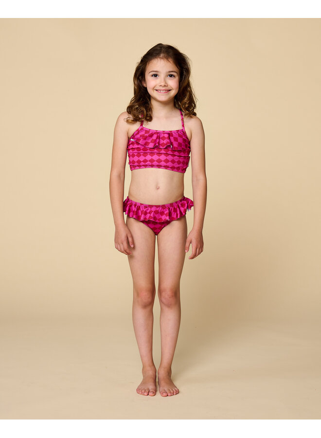 Petit Blush - Ruffle bikini - Berry blush