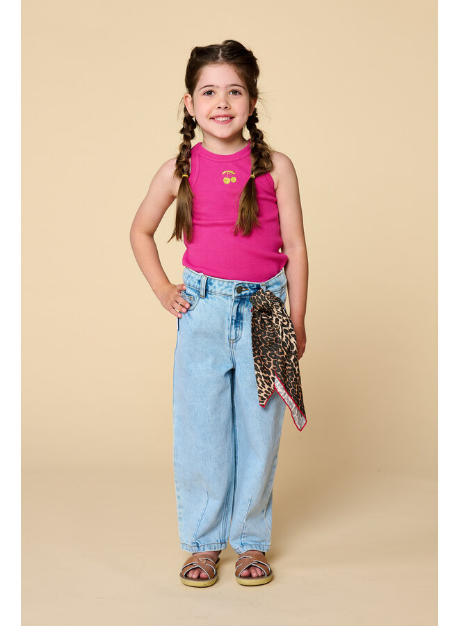 Petit Blush - Rib singlet - Rose violet