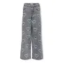 Kids Only - Lumi wide denim - Light grey denim hearts