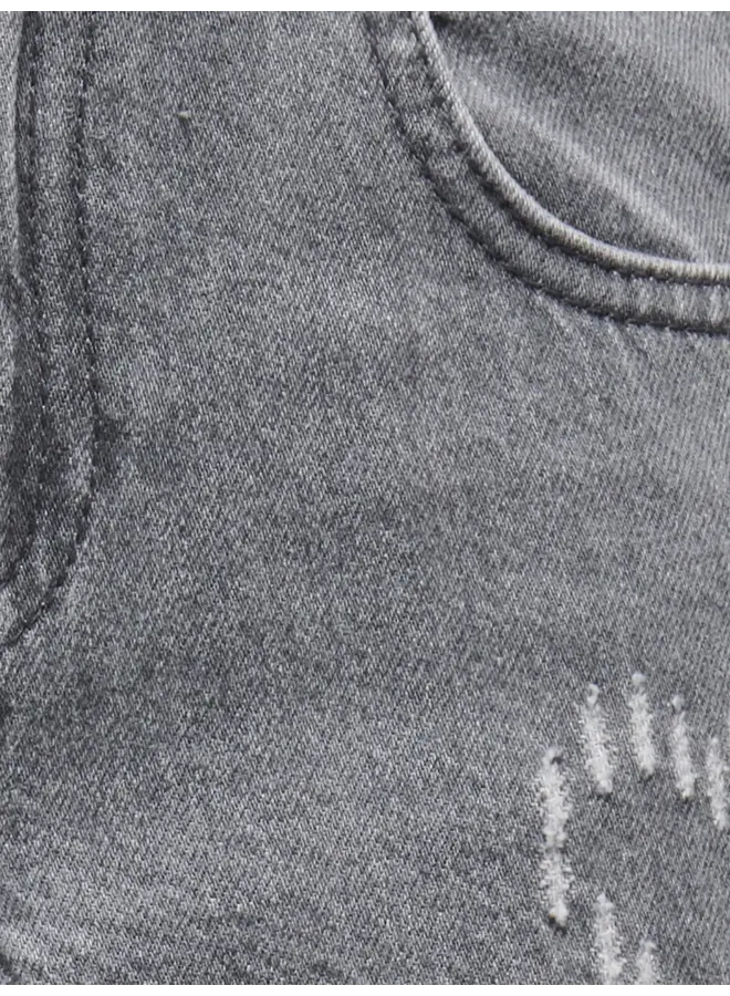 Kids Only - Lumi wide denim - Light grey denim hearts