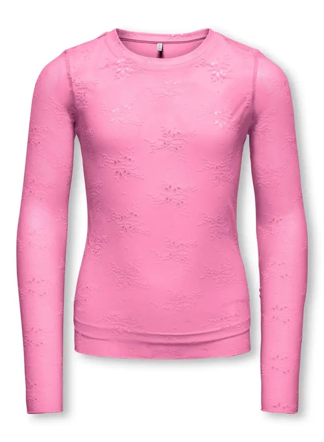 Loui lace top - Begonia pink