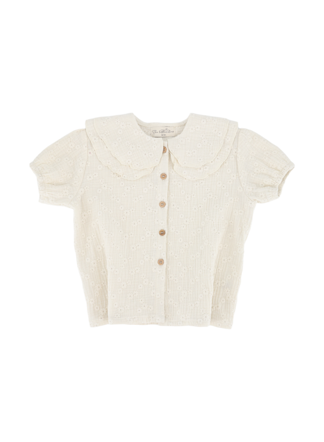 The littlecuties - Blouse Nalani - Flowers ecru