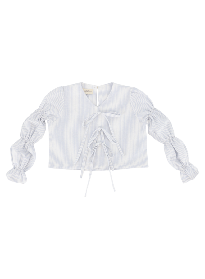 Top Sanna - Stripe light blue