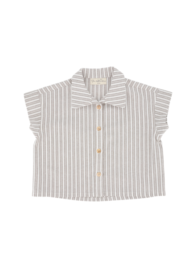 Blouse Fine - Stripe taupe