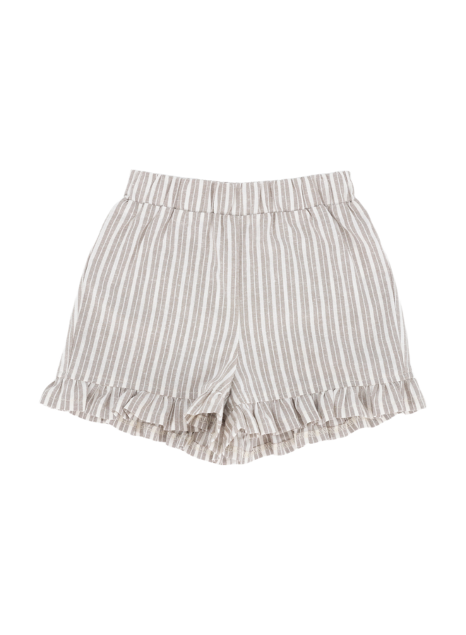 Shorts Louise - Stripe taupe