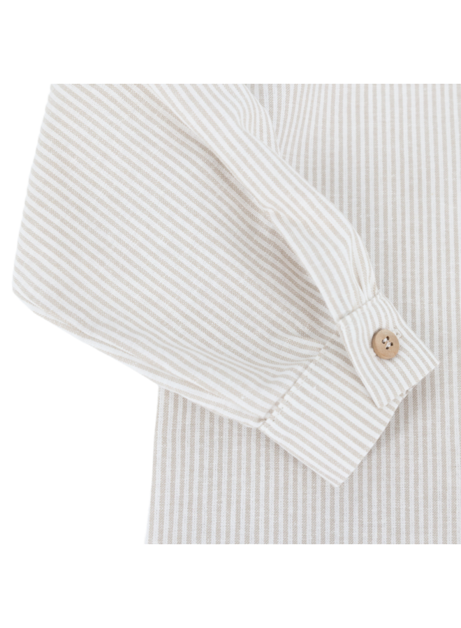 The littlecuties - Blouse Jara - Stripe light beige