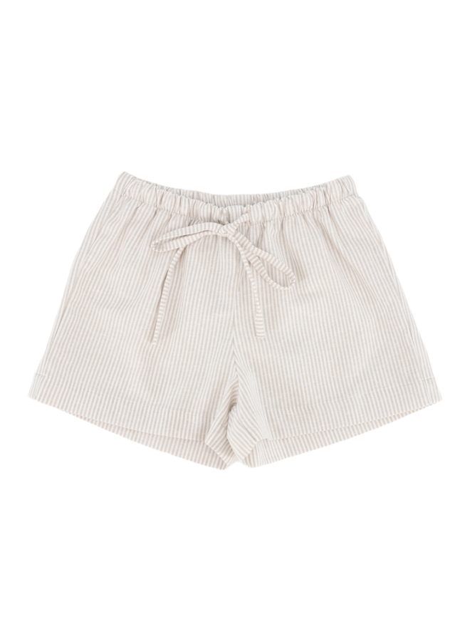 The littlecuties - Shorts Rose - Stripe light beige
