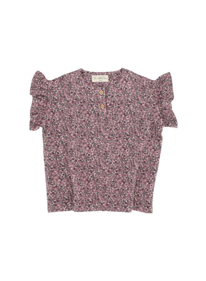 Shirt Luna - Flowers mauve