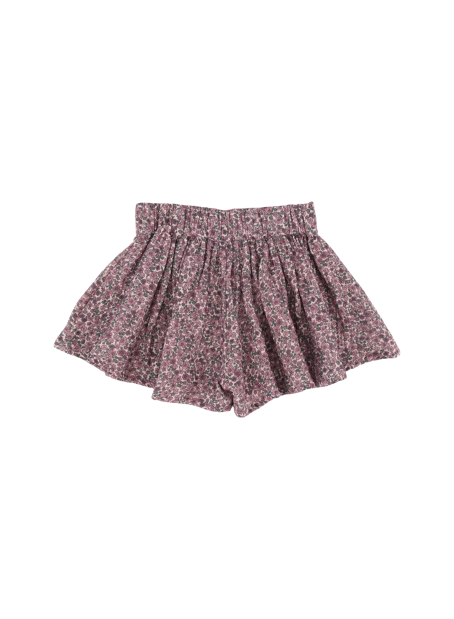 The littlecuties - Shorts Lola - Flowers mauve