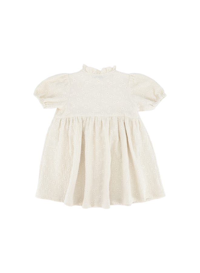 The littlecuties - Dress Vayana - Flowers ecru