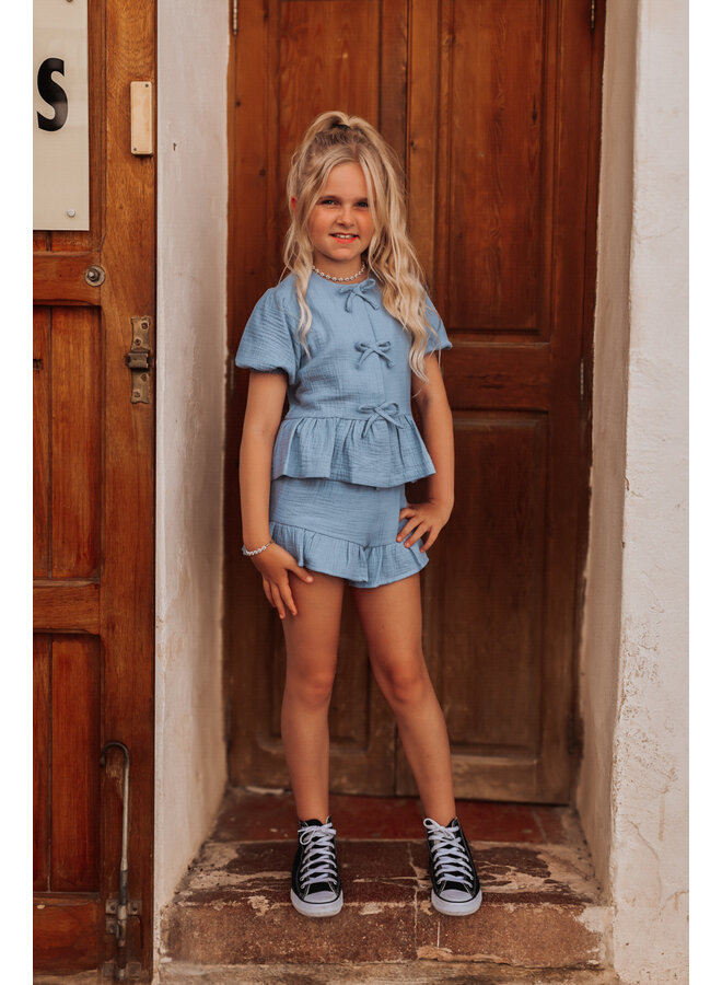 The littlecuties - Top Lani - Vintage blue