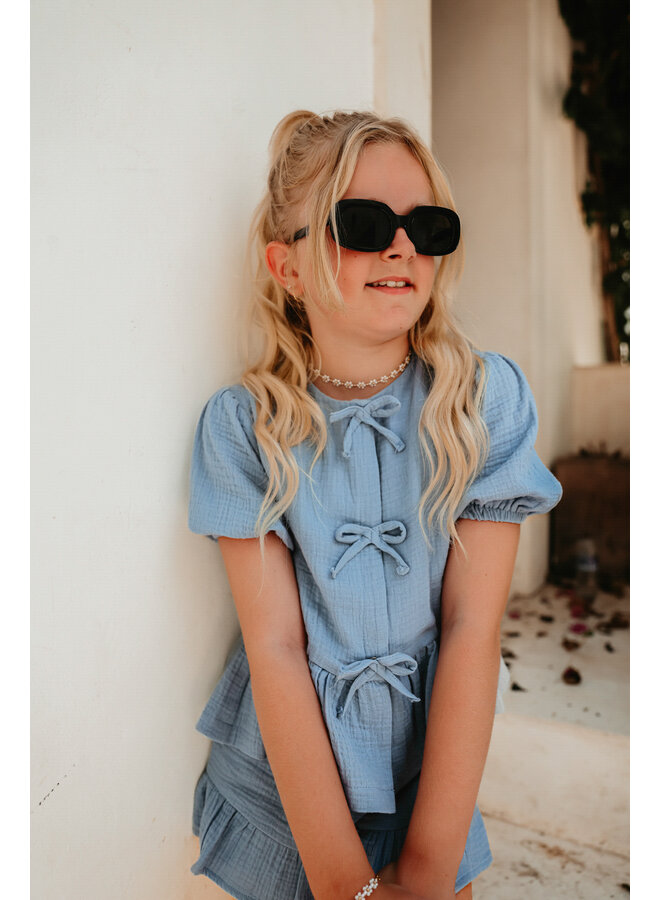 The littlecuties - Top Lani - Vintage blue