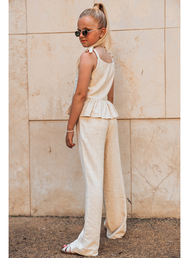 The littlecuties - Bow top Peach - Natural