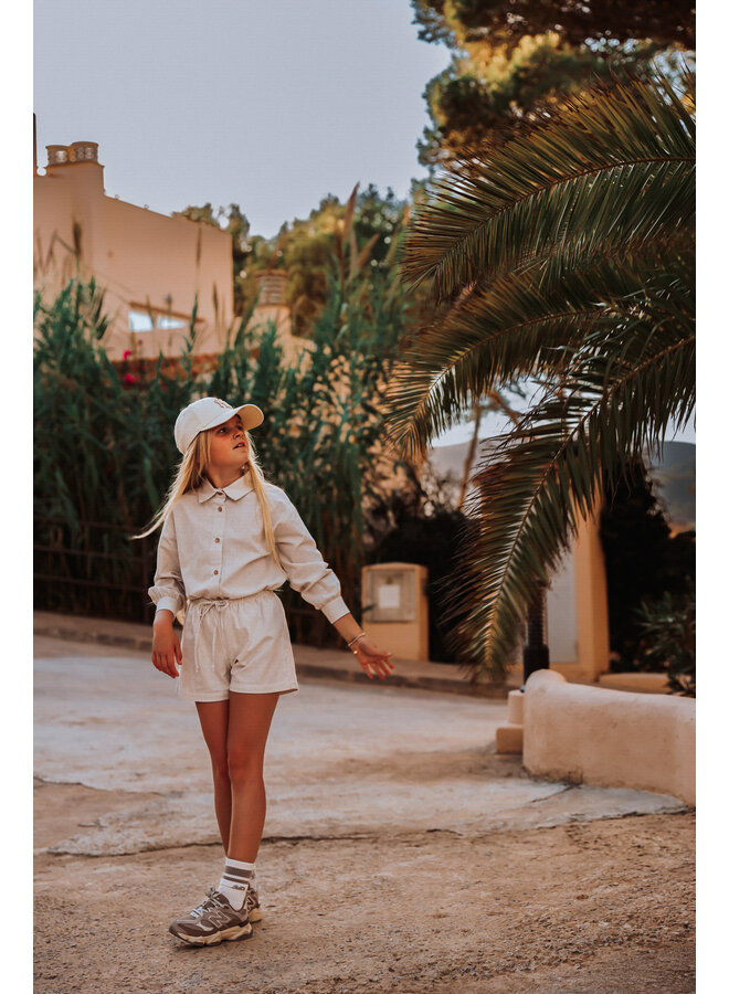 The littlecuties - Blouse Jara - Stripe light beige