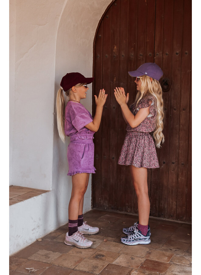 The littlecuties - Ruffle shorts Bowie - Old lilac
