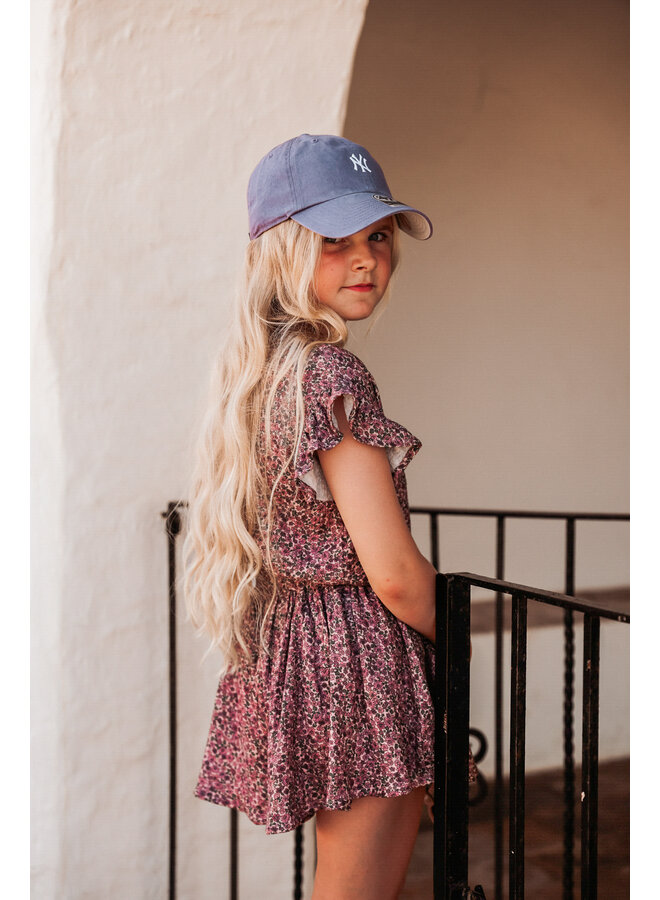 The littlecuties - Shorts Lola - Flowers mauve