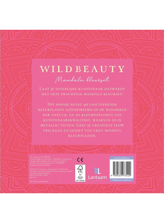 Lantaarn Publishers - Wild beauty - mandala kleurset