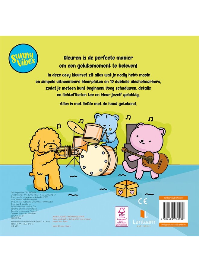 Lantaarn Publishers - Sunny vibes - Cute kleurset