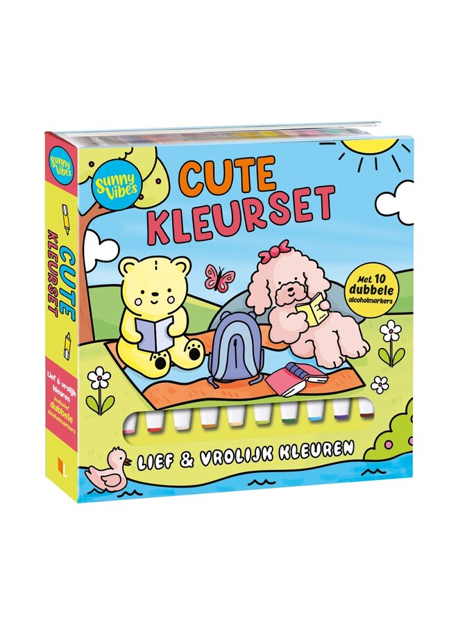 Lantaarn Publishers - Sunny vibes - Cute kleurset