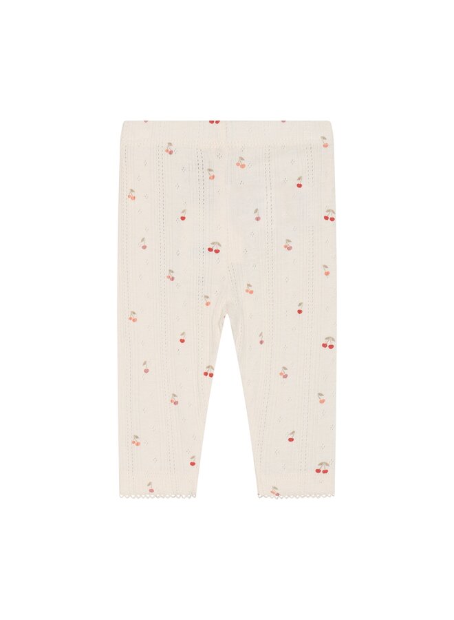 Fixoni - Leggings pointelle AOP - Eggnog