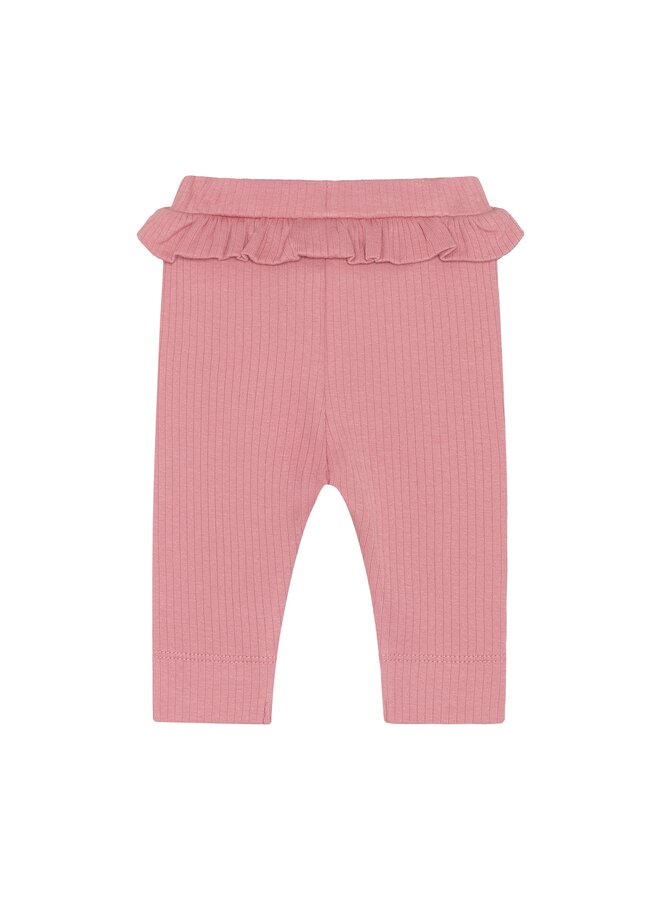 Fixoni - Leggings rib - Dusty rose