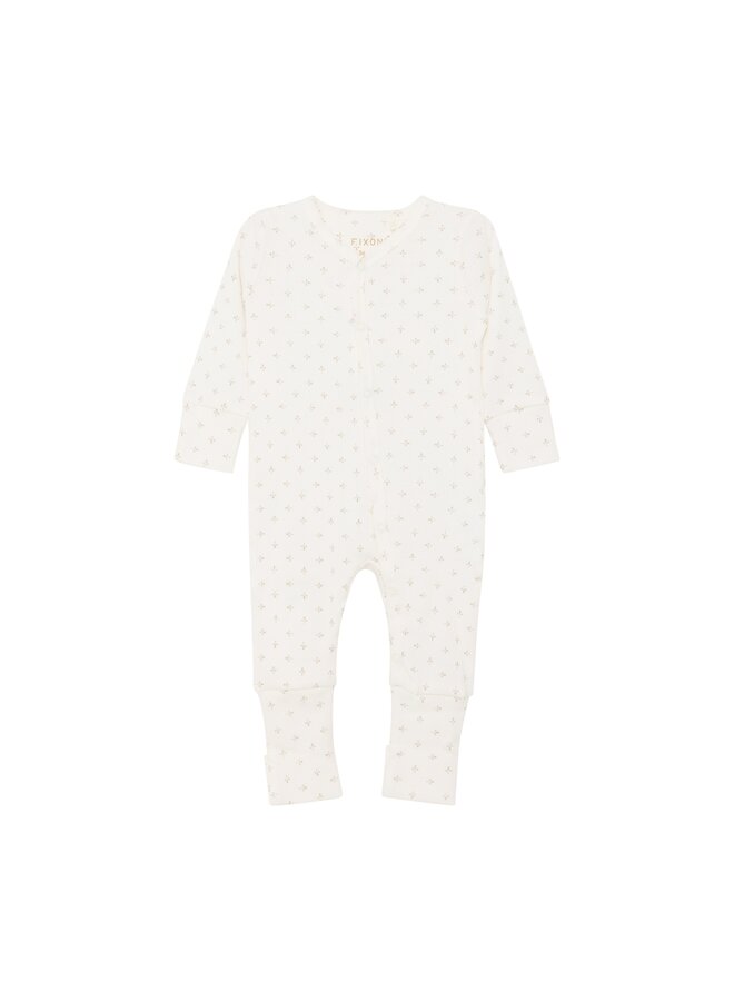 Fixoni - Romper ls rib - Gardenia