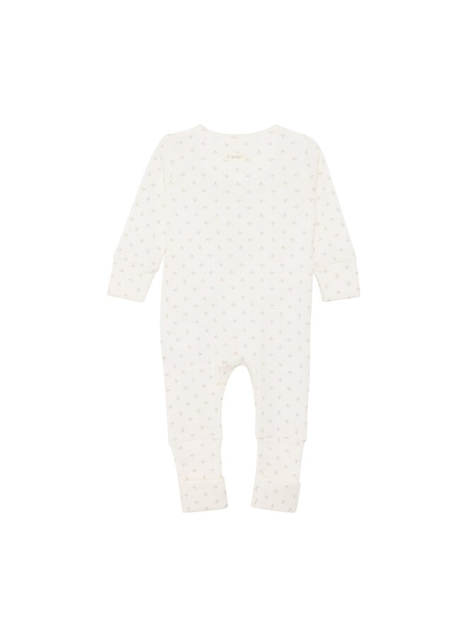 Fixoni - Romper ls rib - Gardenia