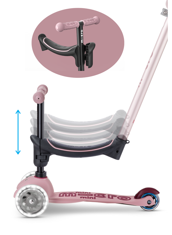 Micro Step - Micro Mini2Grow 4in1 step 2.0 LED - Roze