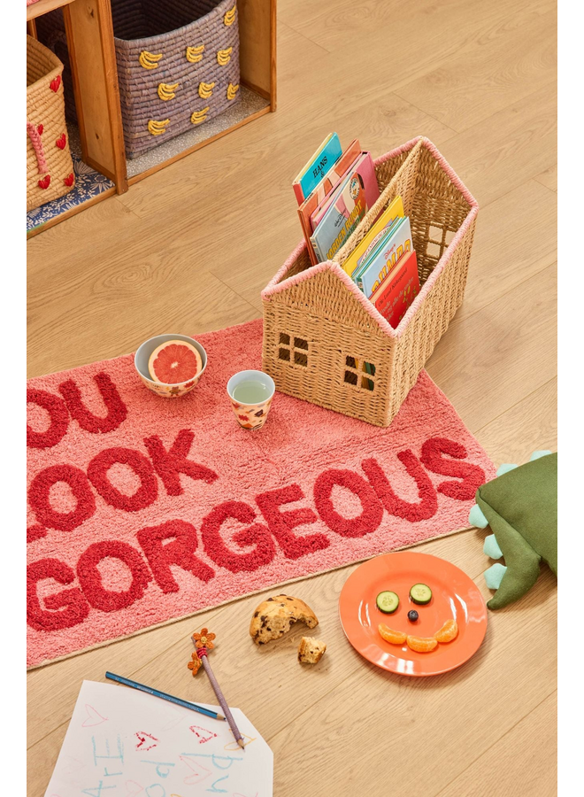 rice - Huis boekenopslag - Roze