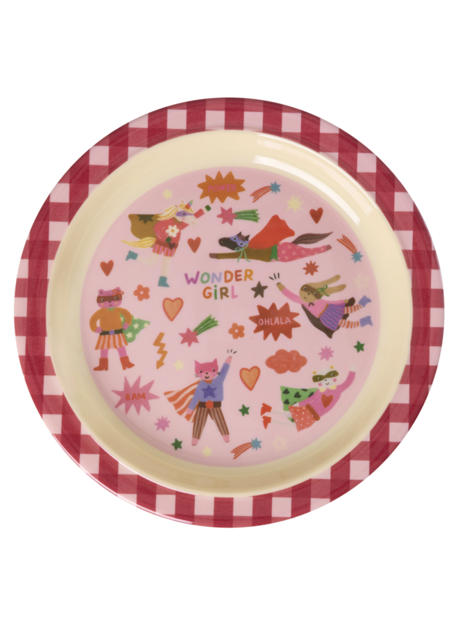 rice - Kinderbord - Roze hero print