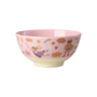 rice - Medium melamine kom - Roze hero print